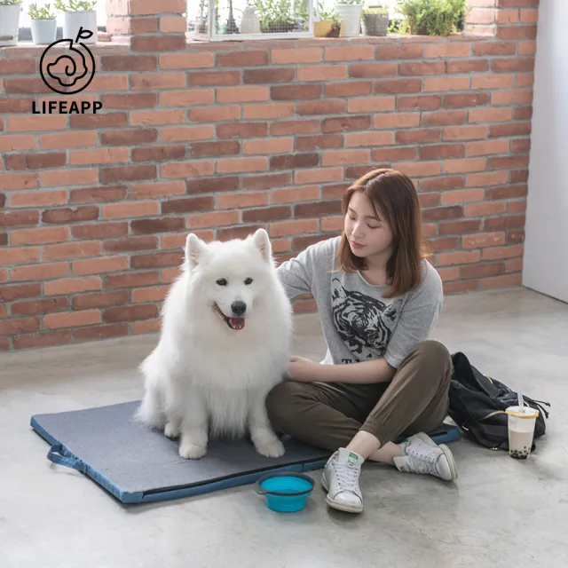 【LIFEAPP 徠芙寶】摺疊墊/M(寵物緩壓睡墊、中小型犬適用)