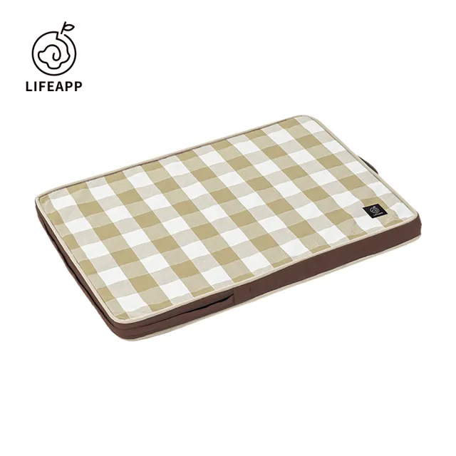 【LIFEAPP 徠芙寶】經典格子睡墊/XS(寵物緩壓睡墊、小型犬適用)