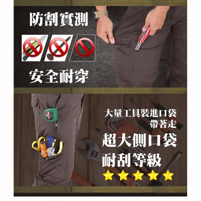 【YT shop】防爆高磅耐磨工作褲(休閒長褲)