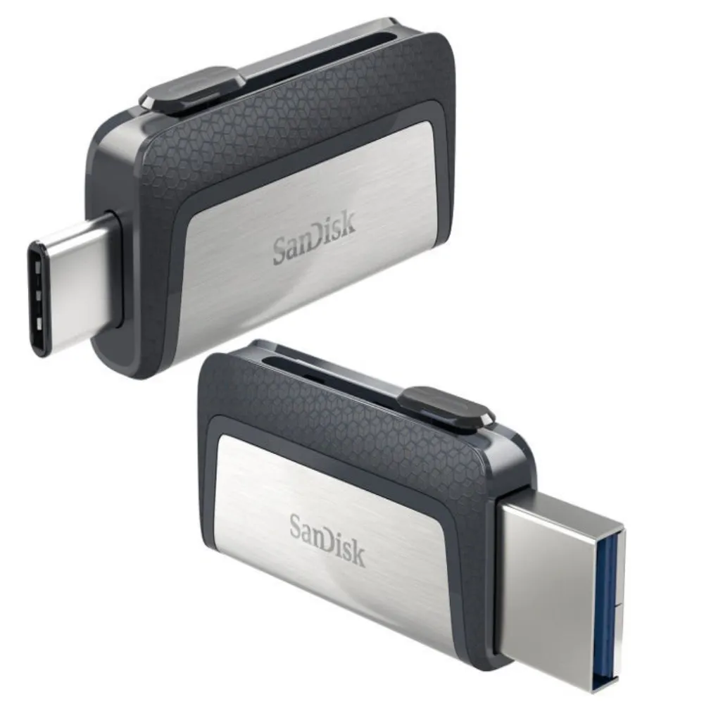 【SanDisk 晟碟】全新版 32GB Ultra Dual USB3.1 Type -C 150MB/秒 原廠平輸(原廠5年保固 雙用隨身碟)