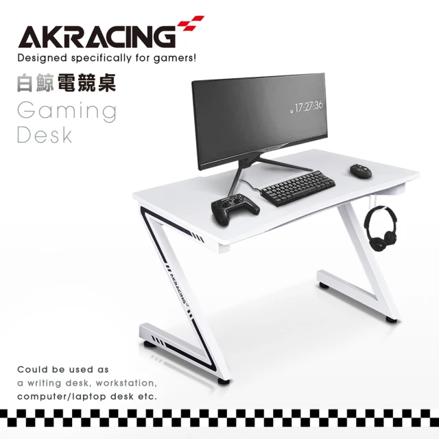 AKRACING 超跑電競桌-GT588 WHALE白鯨(電競桌-)