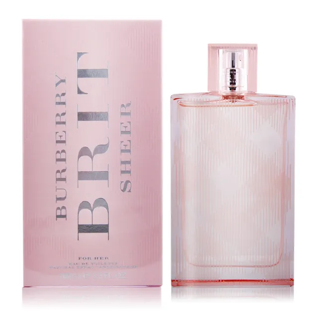 【BURBERRY 巴寶莉】粉紅風格女性淡香水 Brit Sheer(100ml EDT)