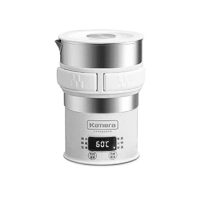 Kamera佳美能 HD-9642 是一款高效能熱水壺，容量範圍0-3L，適閤家庭或辦公室使用。採用食器級材質，確保飲用水安全衛生。提供180天保固（非人為因素），鑑賞期內退貨須保持包裝完整、無使用痕跡。食器類商品拆封後無法退貨，注重衛生考量。優質設計，快速加熱，持久保溫，是日常飲水理想選擇。