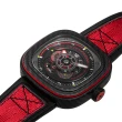 【SEVENFRIDAY】限量紅色碳纖維機械錶(P3C/04)
