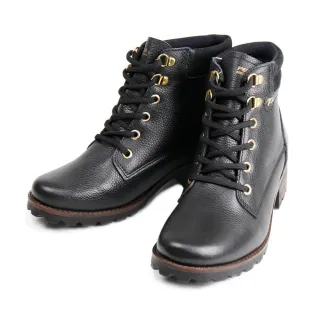 【PEGADA】巴西進口時尚個性真皮短靴 黑色(281401-BL)
