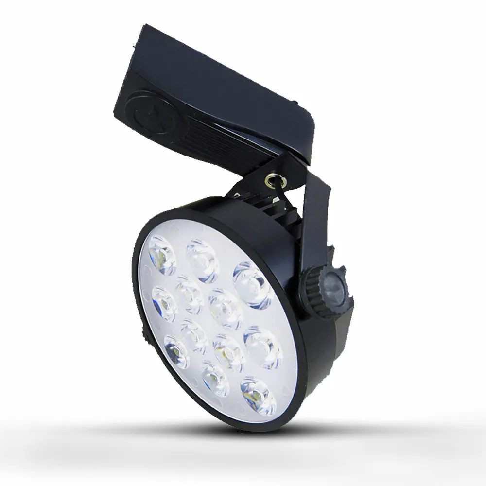 【KISS QUIET】6入組  質感黑-超耐用 白光/黃光 13W LED碗型軌道燈 12晶(LED軌道燈 LED燈泡 小射燈 吸頂燈)