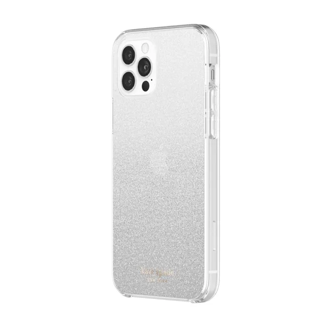 【KATE SPADE】iPhone 12 Pro Max 6.7吋 手機保護殼/套(閃亮白)