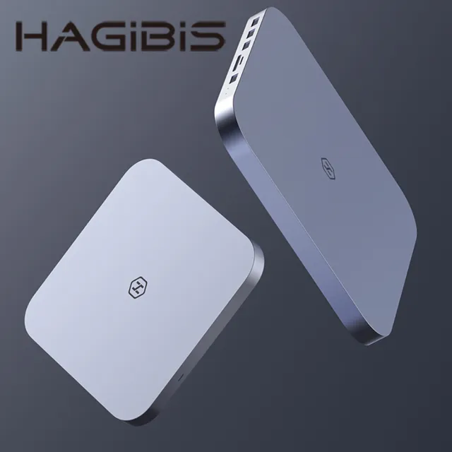 【HAGiBiS】鋁合金Type-C擴充器USB2.0*2+USB3.0*2+SD/TF卡槽+SATA硬碟盒(MC25-SV)