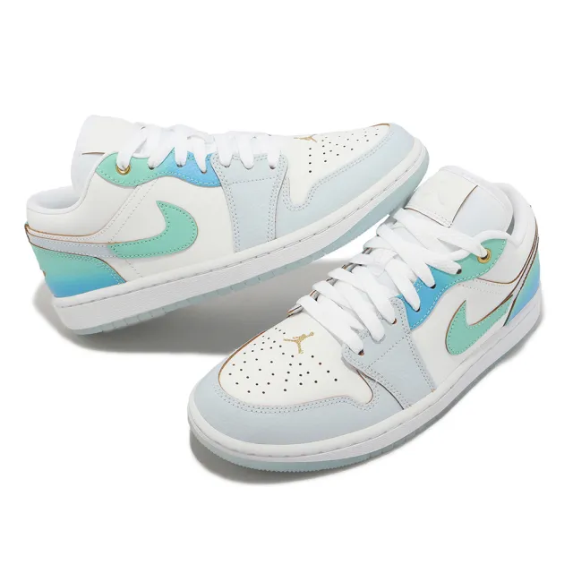 NIKE 耐吉】Air Jordan 1 Low SE 女鞋藍漸層冰底AJ1 休閒鞋(FN8899-131 