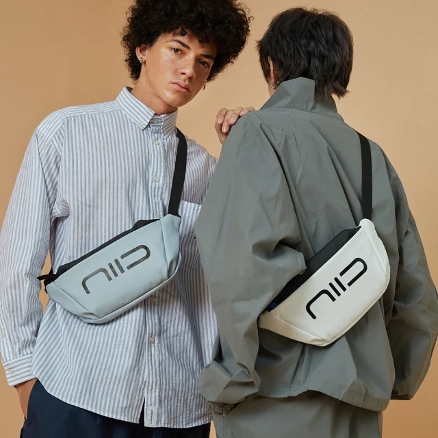 【NIID官方直營】Statement S3 玩色宣言兩用胸包-灰色 新年/禮盒/送禮(優質機能包)