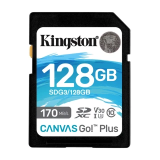 【Kingston 金士頓】128GB SDXC SD UHS-I U3 V30 記憶卡(SDG3/128GB 平輸)