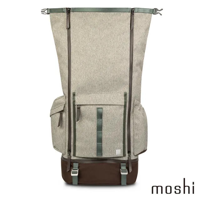 【moshi】Captus 15吋 捲蓋式筆電包(後背)