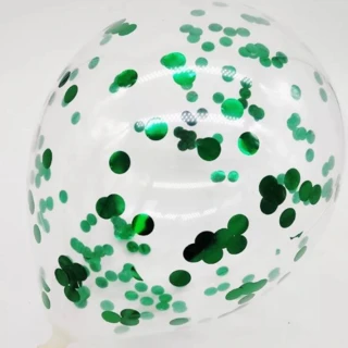 森林綠色系亮片桌飄套組1組(桌飄氣球 氣球 亮片氣球 空飄氣球)