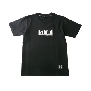 【steve madden】純棉品牌燙印LOGO T-Shirt 短袖上衣(黑色)