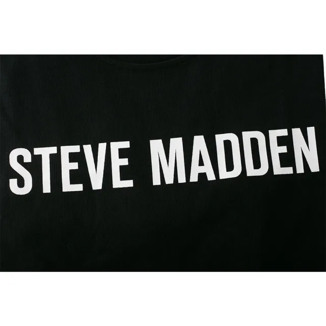 【steve madden】純棉品牌經典LOGO T-Shirt 短袖上衣(黑色)