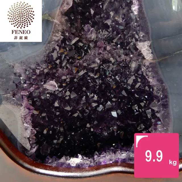 【菲鈮歐】開運招財天然巴西紫晶洞 9.9kg(SA-140)