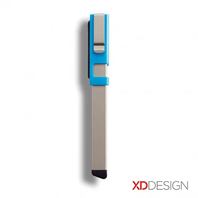 【荷蘭 XD Design】手機架觸控筆-藍《歐型精品館》(觸控筆/輕巧方便/辦公用品)