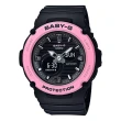 【CASIO 卡西歐】BABY-G 神秘黑粉運動手錶 母親節 禮物(BGA-270-1A)