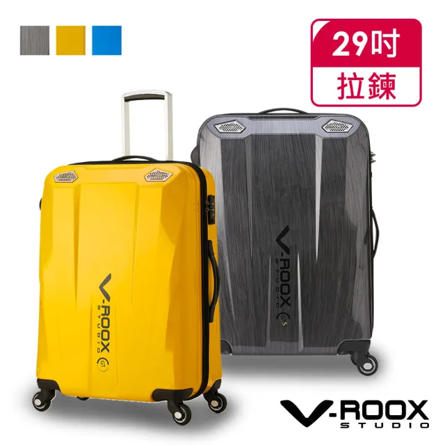 【V-ROOX STUDIO】歡慶618 GTS LIGHT 29吋 輕量拉鍊行李箱 GTS-59170(3色可選 輕盈好推 俐落有型)
