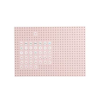 【韓國inpegboard】鐵製洞洞板/收納壁板42x60x1.5cm(四色可選) 