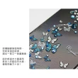 【apbs】iPhone 12 Pro Max / 12 Pro / 12 / 12 mini 輕薄軍規防摔施華彩鑽手機殼(藍色圓舞曲)