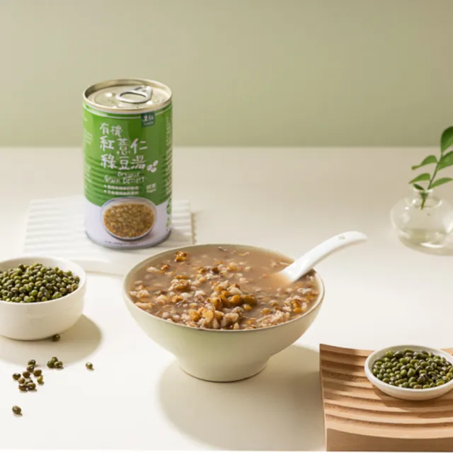 【里仁】有機紅薏仁綠豆湯禮盒320g*12入 