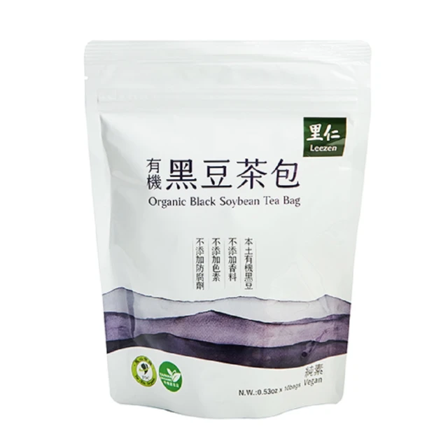 里仁 有機黑豆茶包150g