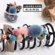 【Emi 艾迷】日系可愛毛球蝴蝶結髮圈10件組