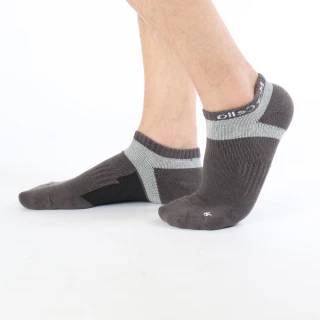 【MarCella 瑪榭】MIT-加大足弓腳踝加強萊卡透氣氣墊運動襪(短襪/機能襪/氣墊避震)