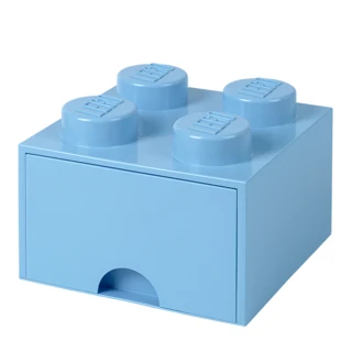 【Room Copenhagen】樂高 LEGO 四凸抽屜收納箱-淺藍色(40051736)