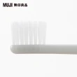 【MUJI 無印良品】聚丙烯牙刷/極細毛/灰.全長約172mm