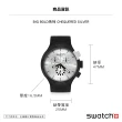 【SWATCH】BIG BOLD系列手錶CHEQUERED SILVER 銀色空間 男錶 女錶 瑞士錶 錶(47mm)