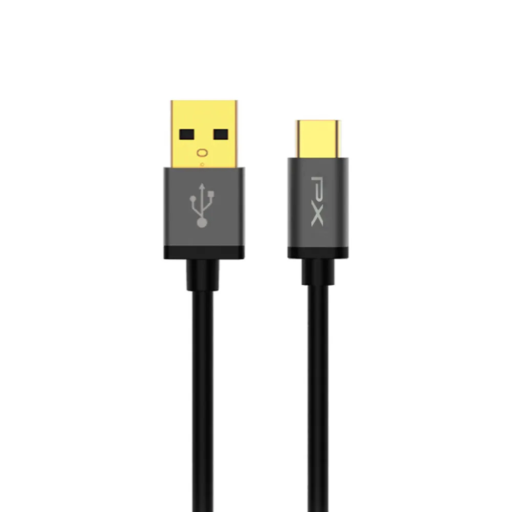 【PX大通-】UAC2-2B 2公尺/2米/黑色TYPE C手機充電傳輸線USB 2.0 A to C(9V快速充電/5V@3A充電)
