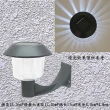【月陽】超值2入彎月型太陽能燈充電自動光控LED庭園燈壁燈(5004C2)