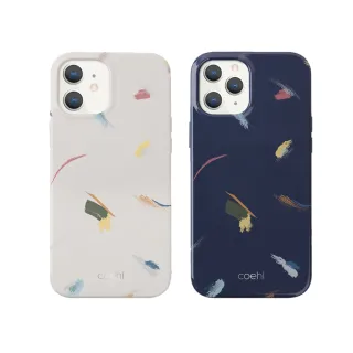 【UNIQ】iPhone12 Pro Max 彩繪筆刷設計全包覆防摔手機殼