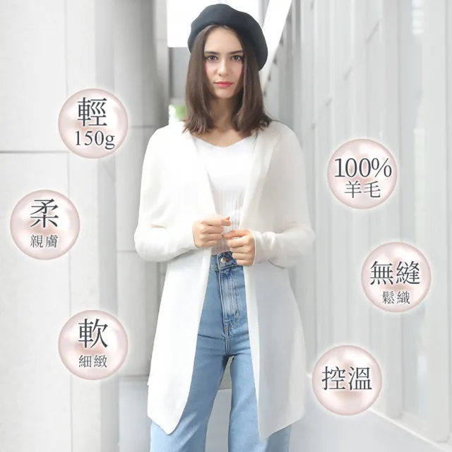【VERTEX】★限時優惠★台灣製輕柔暖新極限黃金羊毛外套(黑色/白色)