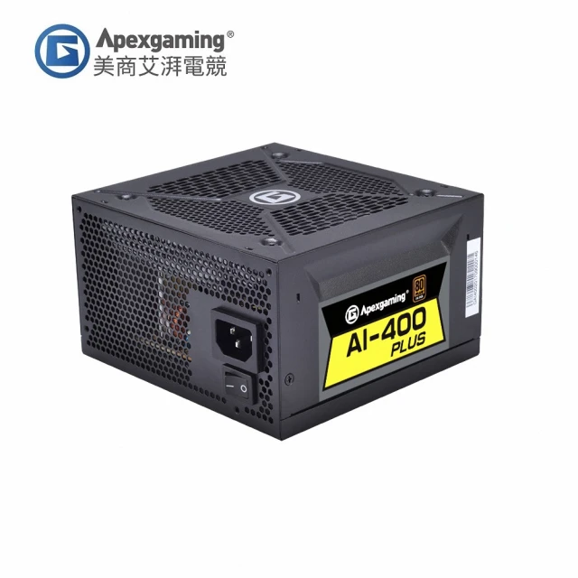 【Apexgaming 美商艾湃電競】Ai 400W PLUS 銅牌