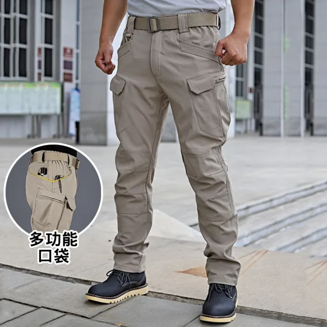 【RH】升級款戰術多口袋工裝休閒褲(防潑水微彈耐磨布料加大尺碼)
