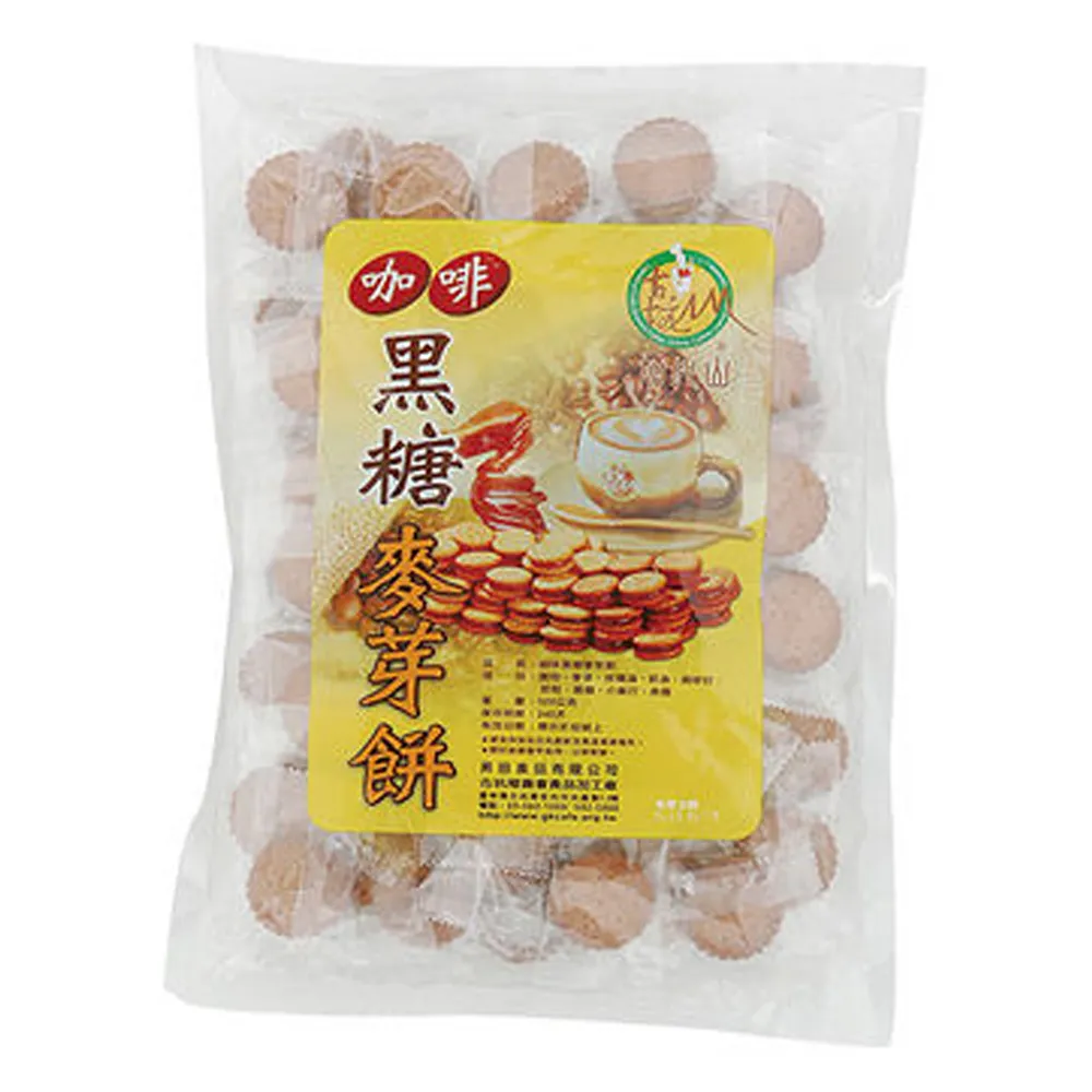 【古坑農會】加比山咖啡-黑糖麥芽餅-500g-包(一包組)