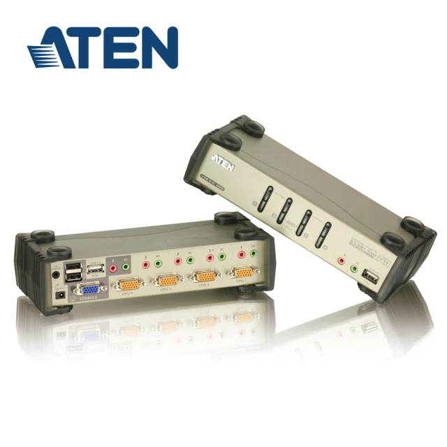 ATEN 4埠 USB KVMP多電腦切換器 旗艦型(CS1734B)