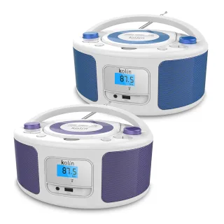 【Kolin 歌林】KOLIN 手提CD/MP3/USB音響(KCD-WDC31U湖水藍)