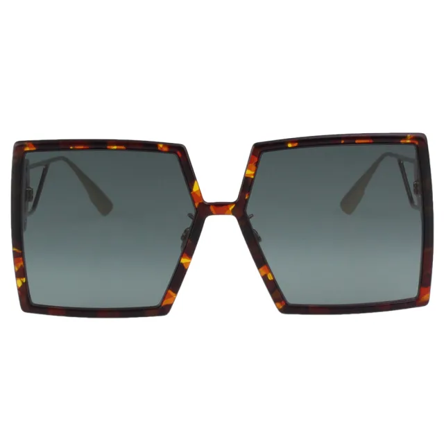 【Dior 迪奧】方框 太陽眼鏡(琥珀配金)