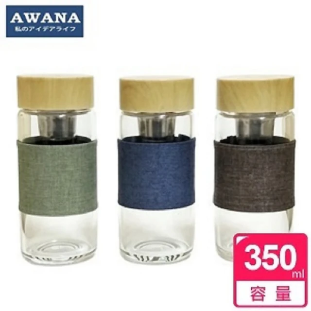 AWANA 日式濾網玻璃杯(350ml)