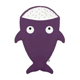 【BabyBites 鯊魚咬一口】西班牙設計-純棉嬰幼兒多功能睡袋-紫羅蘭(標準版)