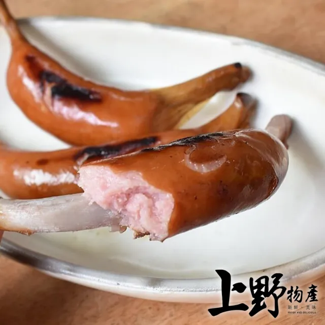【上野物產】1包 帶骨熱狗腸(750g±10%/10支/包 台灣豬)