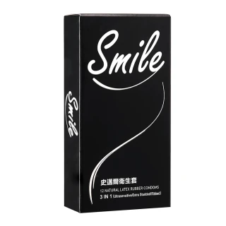 【Smile史邁爾】三合一衛生套保險套(12入*6盒 共72入)