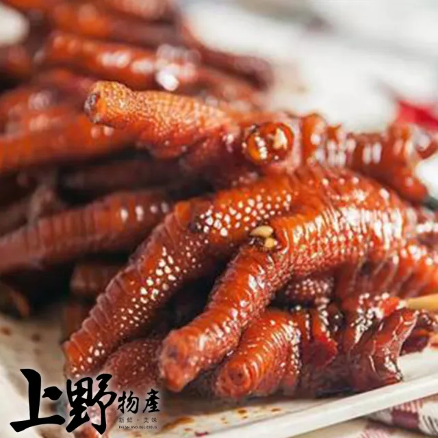 【上野物產】微辣Q彈無骨鳳爪 x3包(150g±10%/包)