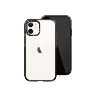 【Casetify】iPhone 12 mini 耐衝擊保護殼-透黑(Casetify)