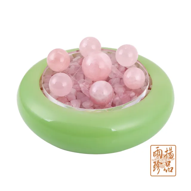 【雨揚】粉晶七星陣聚寶盆