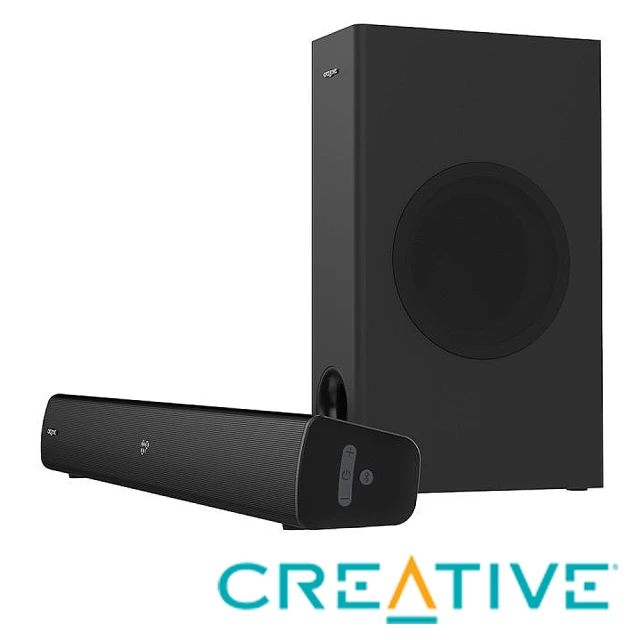 【Creative】STAGE V2 桌上型喇叭(Soundbar+低音喇叭)